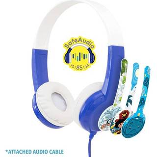 👉 Hoofdtelefoon blauw over-ear nederlands kinderen Buddyphones: Discover KIDS -