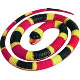 👉 Rood zwart geel rubber junior s en dieren Wild Republic speeldier slang 66 cm rood/zwart/geel 92389401752