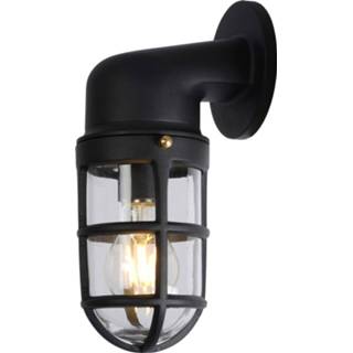 👉 Buitenwandlamp zwart Lucide DUDLEY Buiten Wandlamp Down IP44 E27/60W 5411212114914