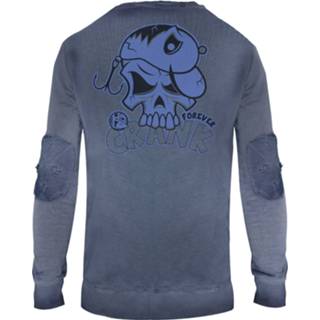 👉 Hotspot Design Sweatshirt Crank Forever  - Blauw - Maat M