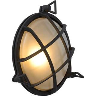 Buitenwandlamp zwart Lucide DUDLEY Buiten Wandlamp Rond IP65 E27/60W 5411212114877