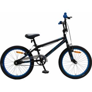 👉 Zwart staal unisex BMX Fietsen v-brakes vast reflector AMIGO Fly 20 Inch 35 cm