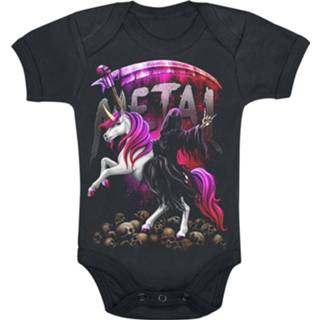 👉 Rompertje zwart body Spiral Metallicorn Romper 5055800649459