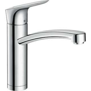 👉 Keukenkraan chroom Hansgrohe Logis 1-gats m. bajonetaansluiting v. montage onder een naar binnen slaand raam 4011097775487