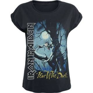 👉 Shirt zwart T-Shirt meisjes Iron Maiden Fear Of The Dark Girls zwart-used look 4060587979225