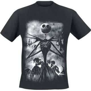 👉 Shirt zwart T-Shirt The Nightmare Before Christmas Stormy Skies 5055910352867