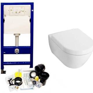 👉 Toiletset Geberit UP100 met Villeroy en Boch Subway 2.0 wandcloset zitting 6013921893877