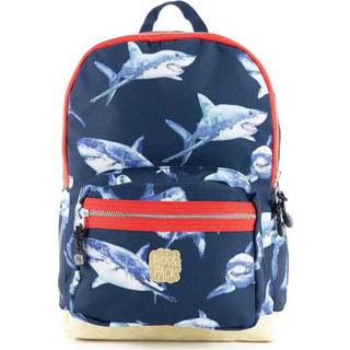 👉 Rugzak marine polyester kinder blauw Pick & Pack Fun Shark M Navy 8720165515127