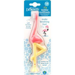 👉 Tandenborstel roze Dr. Brown’s Flamingo 72239316450