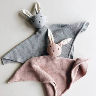 👉 Knuffel doek rabbit Grey Me e grijs Liewood Milo Knuffeldoekje Melange 5713370013444