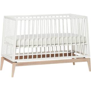 👉 Babybed wit baby's Leander Luna White / Oak 70 x 140 cm 5707770600991