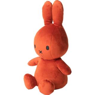 👉 Nijnte oranje donker terra Nijntje Velvet Knuffel 23 cm 8719066008135