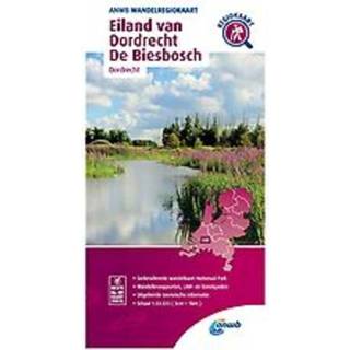 👉 Wandelregiokaart Eiland van Dordrecht, Biesbosch (Brielle). ANWB, onb.uitv. 9789018046620