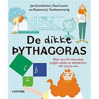 👉 Puzzel De dikke pythagoras. Meer dan 600 wiskundige puzzels, spellen en doordenkers voor jong oud, Vanhommerig, Roosmarij, Paperback 9789401471831