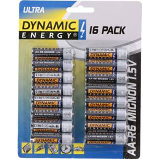 👉 Batterij alkaline 48x Dynamic energy AA batterijen 1.5 V - / accu 8720147747287