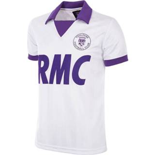 👉 Retroshirt wit unisex s nederland voetbalshirts volwassen toulouse FC Retro Shirt Uit 1986-1987 - 8718912075222