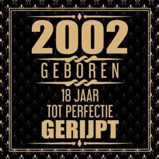 👉 2002 Geboren 18 Jaar Tot Perfectie Gerijpt 9789402150773