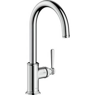 👉 Keukenkraan chroom Hansgrohe AXOR Montreux 1-gats m. hoge draaibare ronde uitloop uittrekbare handdouche 4011097822884