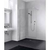 👉 Douchewand Kermi Walk-In Liga Wall muurmontage m. muursteun 90x200cm glanszilver/helder 4051484467922