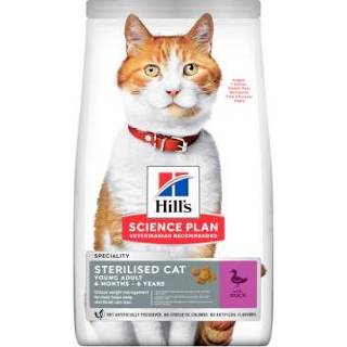 👉 2 x 10 kg Hill's Science Plan Young Adult Sterilised mit Ente Trockenfutter Katze