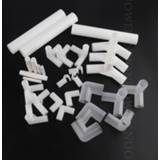 👉 Wardrobe PE plastic 10/20/50/100pcs Connector Joint Shoe Rack Tent DIY Skeleton Tube Fittings Pipe Adapter