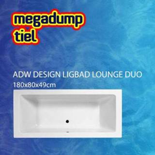 Ligbad ADW Design Lounge Duo 180x80x49cm