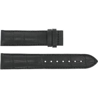 👉 Horlogeband Tissot T361.461 PRC 200 / T610014562 Croco leder Zwart 19mm