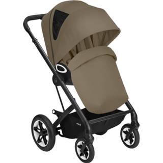 👉 Kinder wagen Classic Beige zwart bruin zand stad zwenkwielen voor luchtbanden kinderen Cybex Talos S Lux Kinderwagen Black - 4058511935591