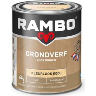 👉 Grondverf Rambo dekkend mat zuiverwit (RAL 9010) 750ml 8716242889540