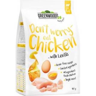 👉 3 x kg Huhn mit Linsen, Kartoffeln und Ei Greenwoods Katzentrockenfutter 4062911003255