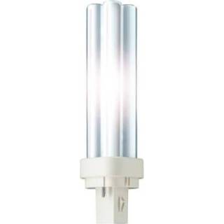 👉 Spaarlamp male warm wit Philips PL-C 2-pins Master 827 18W 8711500620880