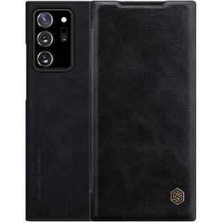 👉 Flipcover zwart Nillkin Qin Series Samsung Galaxy Note 20 Ultra Flip Cover - 5712580065618