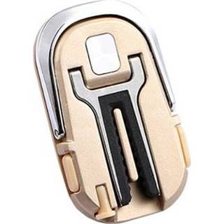 👉 Smartphone goud 5 in 1 Multifunctionele Ring Houder voor Smartphones - 5712580076768