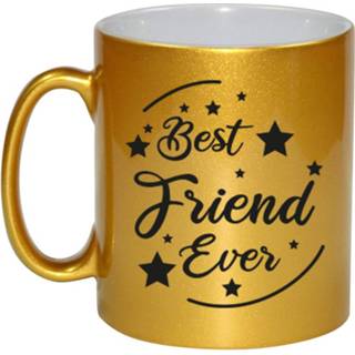 👉 Koffiemok gouden volwassenen Best Friend Ever cadeau / theebeker 330 ml