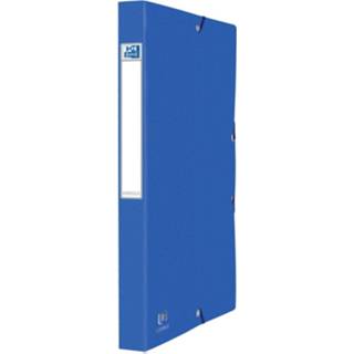 👉 Blauw Elba elastobox Oxford Eurofolio rug van 2,5 cm, 3148240038517