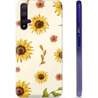 👉 Zonne bloem Huawei Nova 5T TPU Case - Zonnebloem