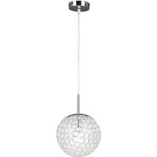 👉 Hang lamp chroom male Globo hanglamp konda ø23cm 1x60w 9007371195527