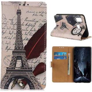 👉 Portemonnee Glam Series Huawei Y8s Portefeuille Hoesje - Eiffeltoren 5712580015491