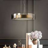 👉 Hanger Post-modern copper restaurant light luxury pendant lamp Nordic minimalistic atmosphere bedroom lights Ceiling