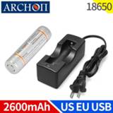 👉 Zaklamp ARCHON original EU US USB plug 18650 charger battery 2600mAh 3.7v Rechargeable flashlight genuine