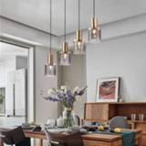 👉 Hanger goud Modern Glass Pendant Lights Bedside Gold Hanging Lamps Fixture Luminaire Kitchen Dining Room Home Decor Suspension Lighting Cafe