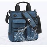 👉 Messenger bag nylon large Men Shoulder Headphone Hole Waterproof Crossbody Travel Handbag Capacity Storage Work Bags XA666C