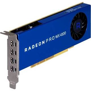 👉 Grafische kaart Radeon Pro WX4100 - WX 4100 4 GB GDDR5 PCIe 3.0 x16 x Mini DisplayPort 727419416313