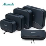 👉 Organizer 5Pcs Travel Packing Cubes Home Clothes Storage Pouch Bag Set for Suitcase and Luggage Cube Bags Accessories
