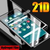 21D Front Silicone Hydrogel film For Oppo Realme X2 Pro XT Reno Z A5s A1k A9 A5 2020 3 5 6 Pro Full Cover Soft Screen Protector