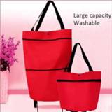 Trolley Foldable Shopping Tote Bag Multi-functional Folding Basket Bags for Storage