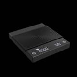 👉 Zwart Black mirror Electronic Drip Coffee Scale Timer Rechargeable smart Timing kitchen LED