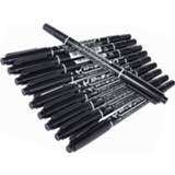 👉 Paintmarker zwart 10 Pieces Black Double Ended Waterproof Permanent Oily Paint Marker Pen Set