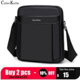 👉 Celinv Koilm Brand High-end Men Business Messenger Bag For 7.9 inches iPad Shoulder Men's Messenger Bag New Black Office Work
