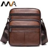 👉 Messenger bag leather small large mannen MVA Crossbody Bags For Men Vintage Casual Shoulder Man Engrave Flap Quality 0500